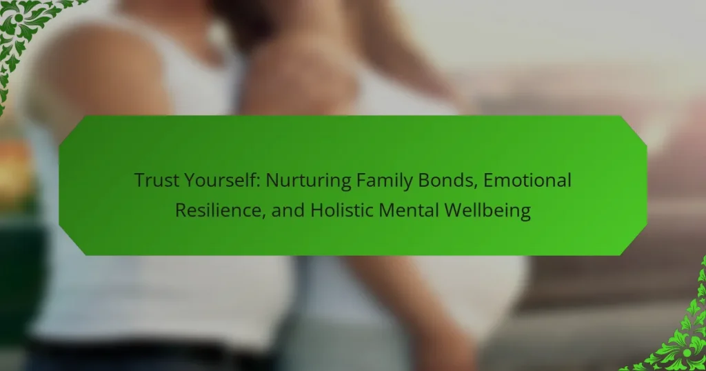 Trust Yourself: Nurturing Family Bonds, Emotional Resilience, and Holistic Mental Wellbeing