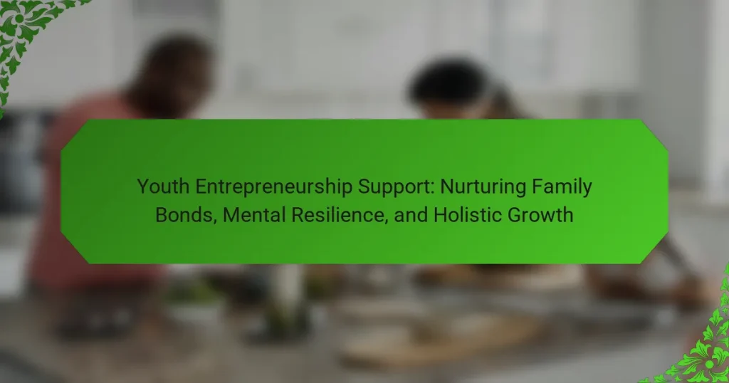 Youth Entrepreneurship Support: Nurturing Family Bonds, Mental Resilience, and Holistic Growth